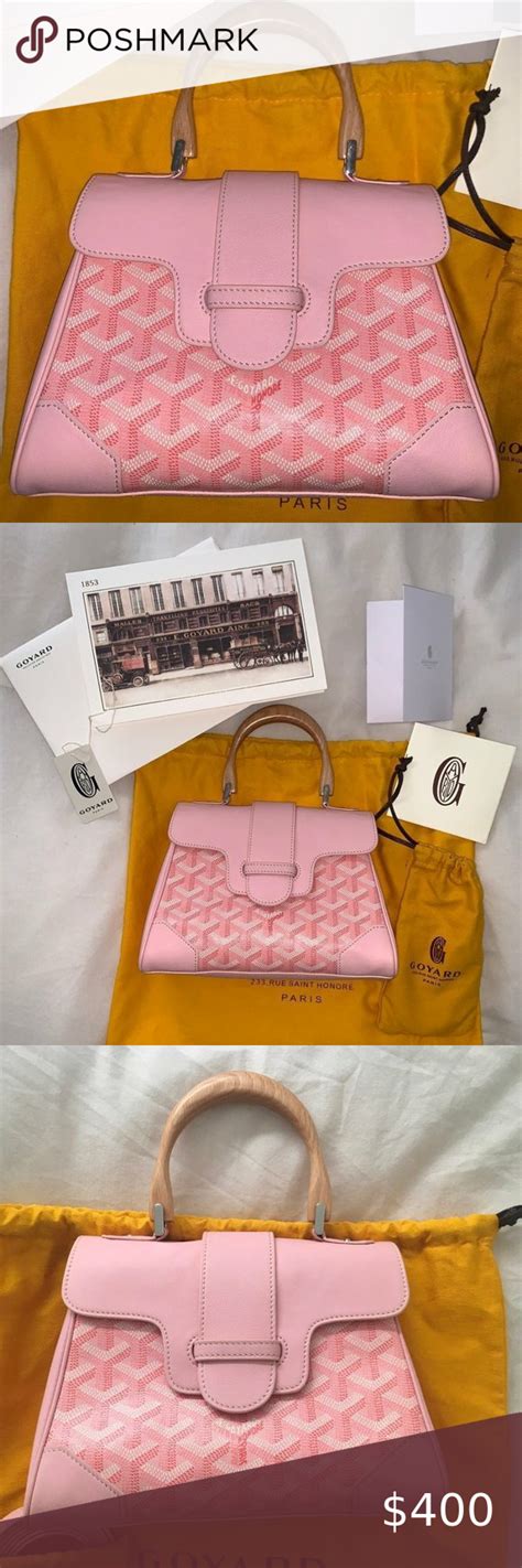 goyard pink mini bag|goyard saigon mini pink.